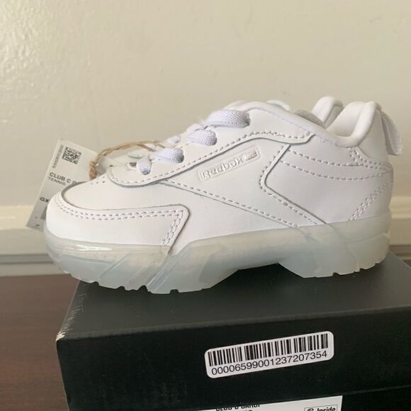 Cardi B X Reebok leather platform sneaker size 7 new - Picture 6 of 16